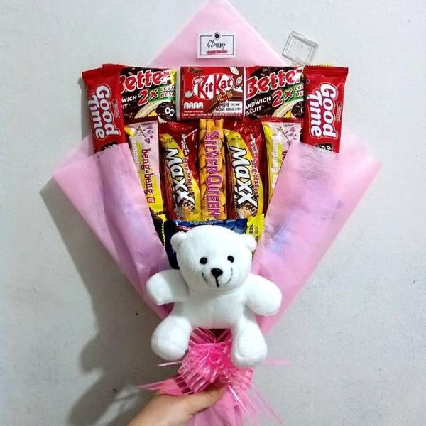 Detail Gambar Bunga Coklat Boneka Valentine Nomer 33