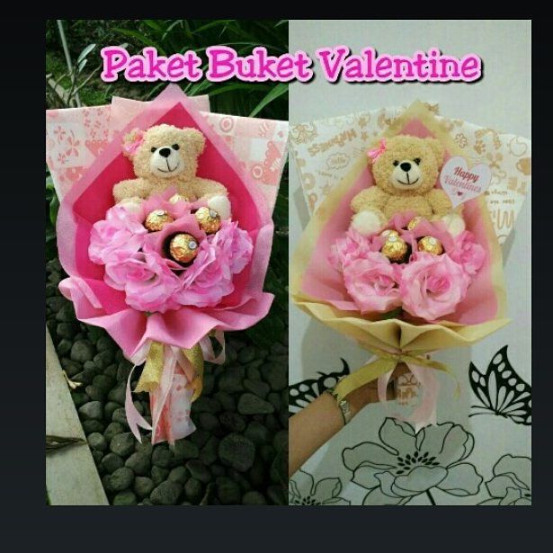 Detail Gambar Bunga Coklat Boneka Valentine Nomer 10