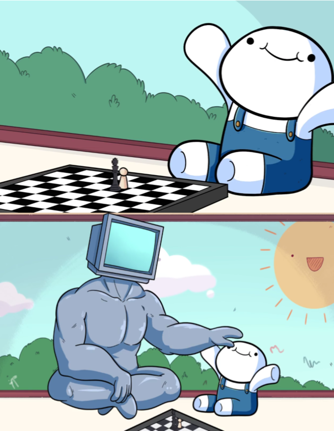 Schach Comic - KibrisPDR