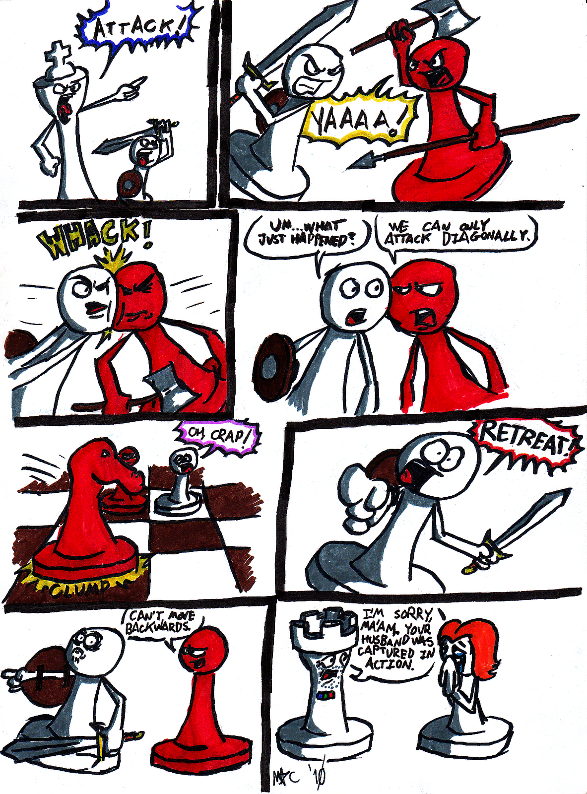 Detail Schach Comic Nomer 2