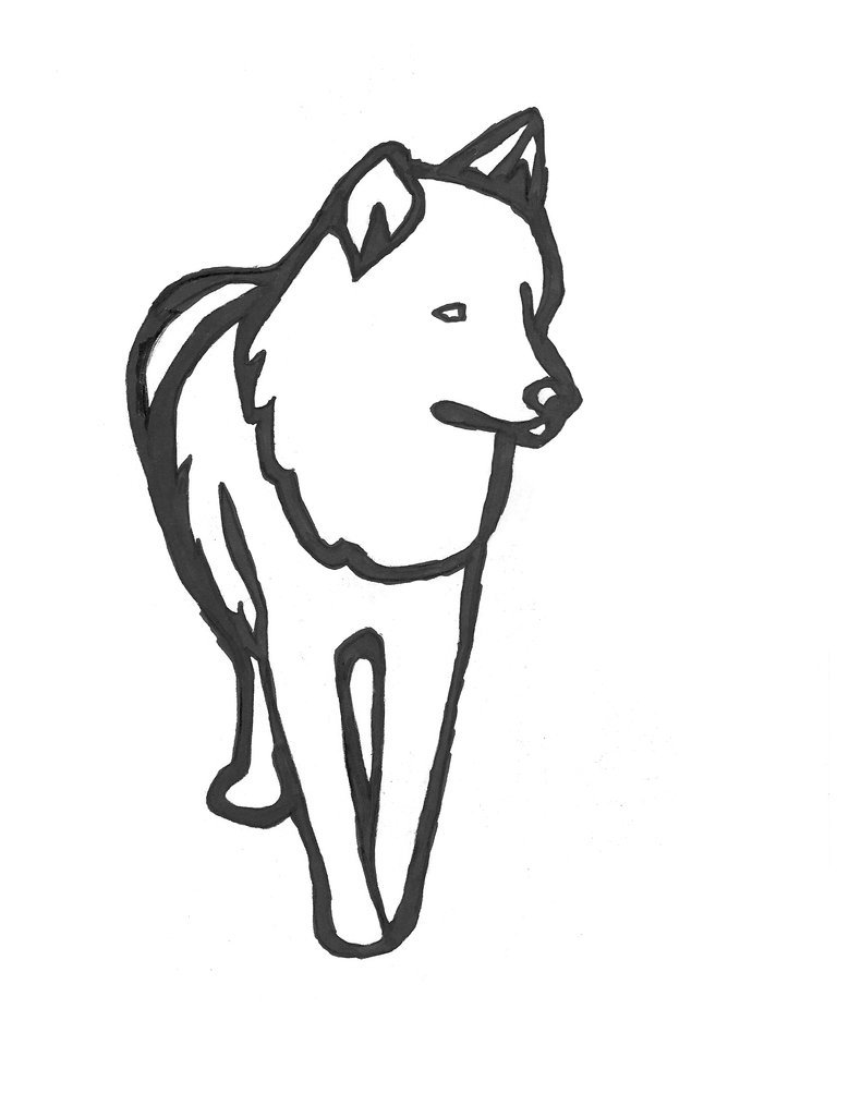 Detail Wolf Malen Vorlage Nomer 21