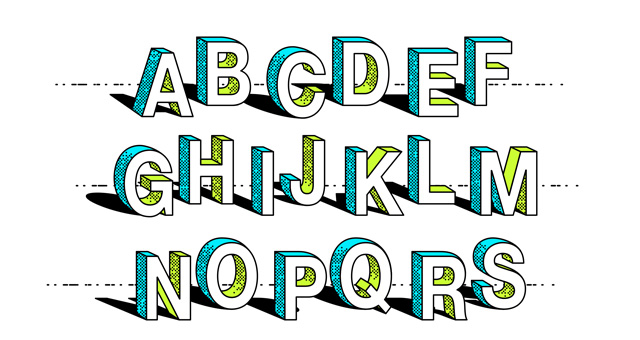 Detail 3d Schriftarten Photoshop Nomer 21