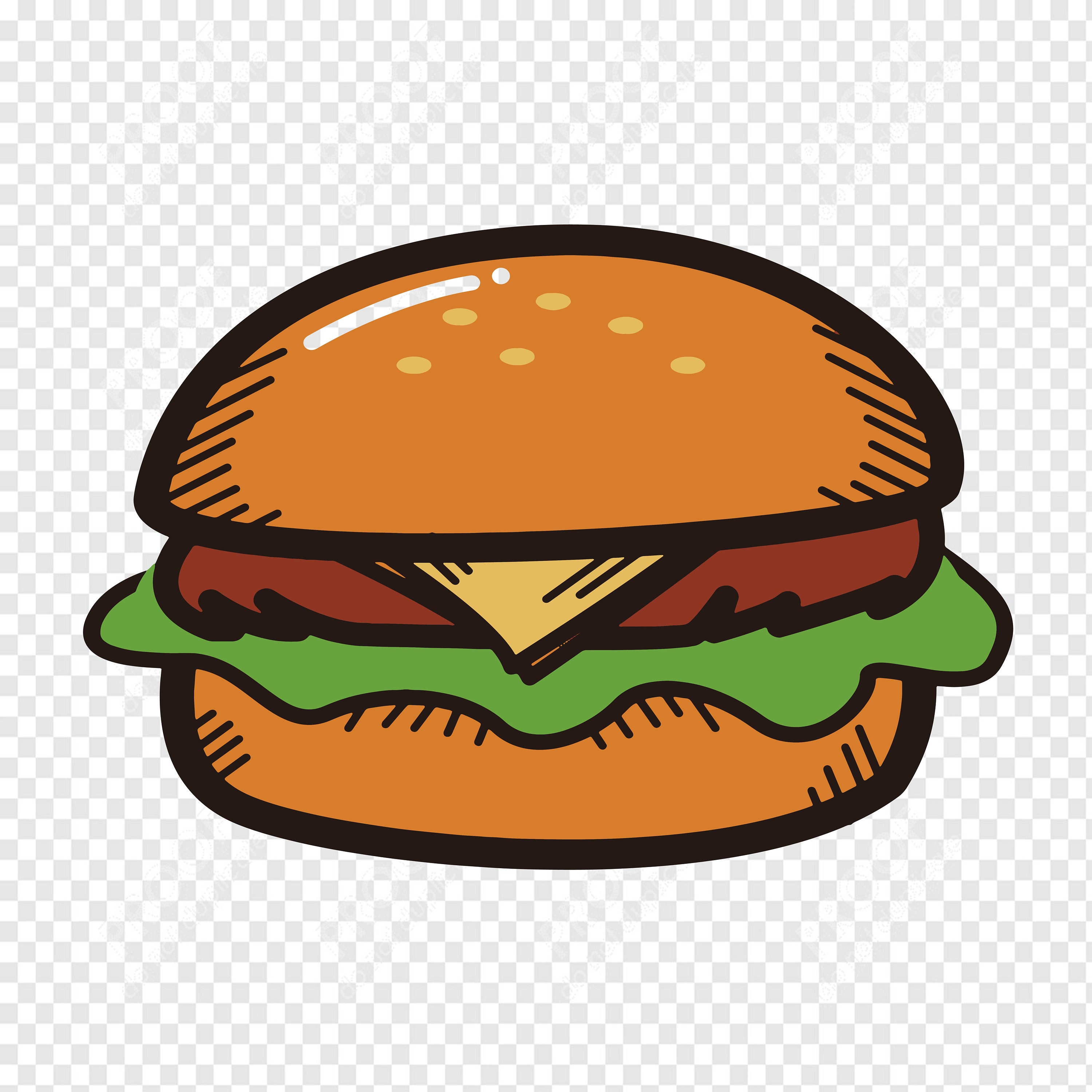 Detail Burger Gezeichnet Nomer 9