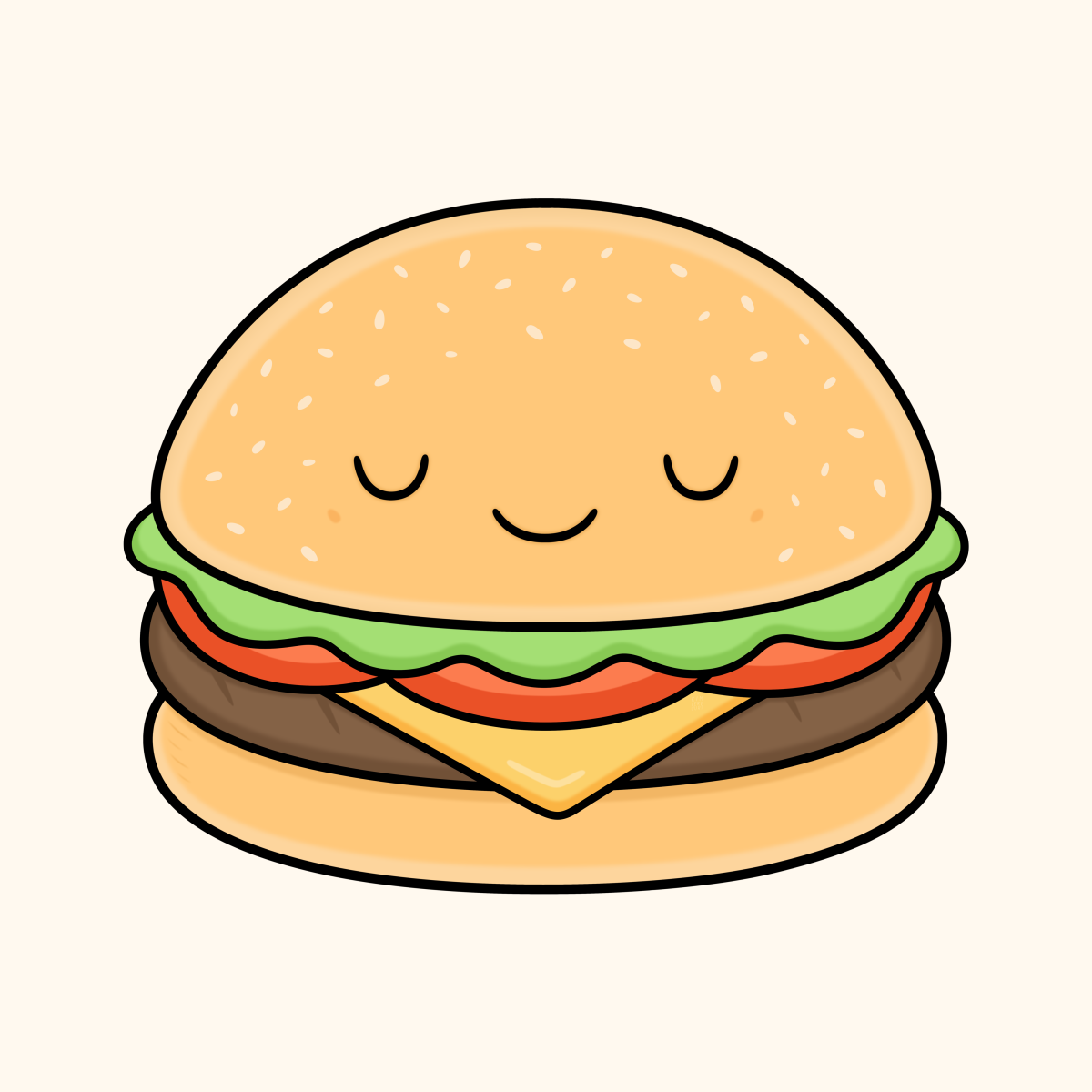 Detail Burger Gezeichnet Nomer 11