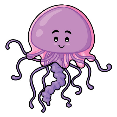 Detail Cartoon Jellyfish Nomer 12