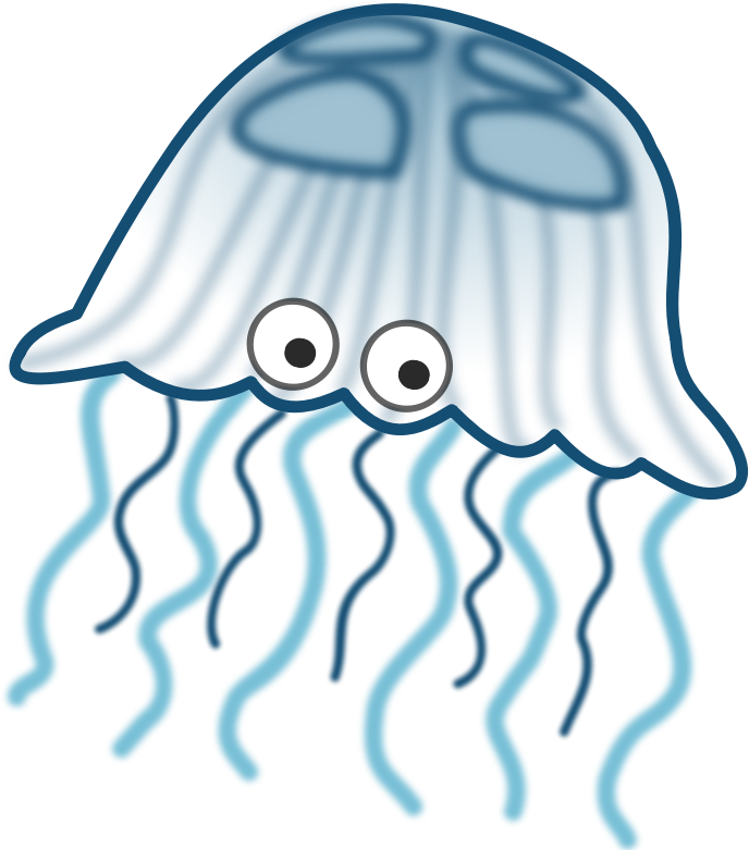 Detail Cartoon Jellyfish Nomer 6