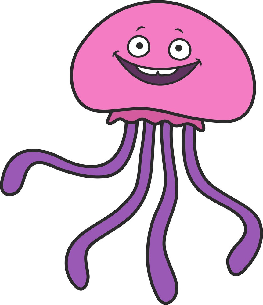 Detail Cartoon Jellyfish Nomer 7