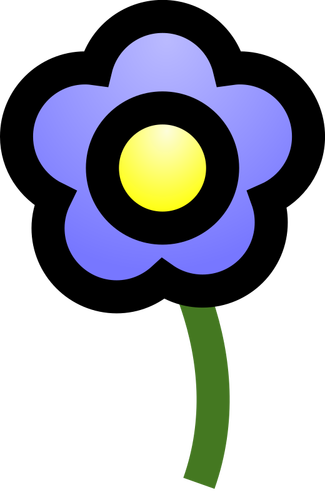 Detail Einfache Blume Nomer 5
