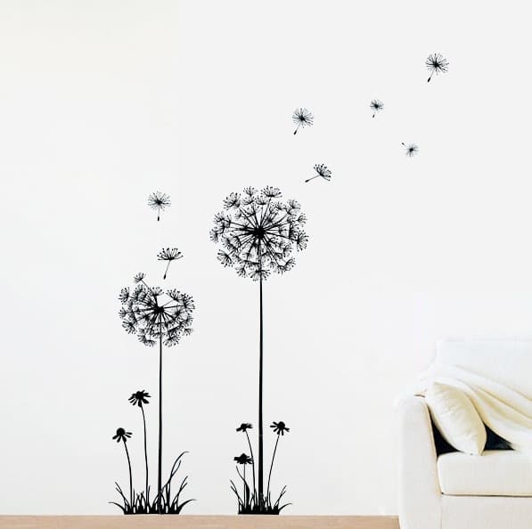 Detail Gambar Bunga Dandelion Gambar Buah Hitam Putih Nomer 11