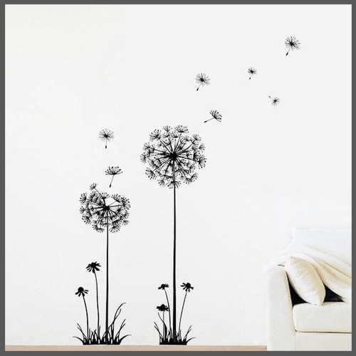 Detail Gambar Bunga Dandelion Gambar Bunga Hitam Putih Nomer 12