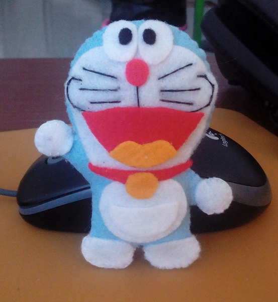 Detail Gambar Bunga Dari Kain Flanel Bentuk Doraemon Nomer 43