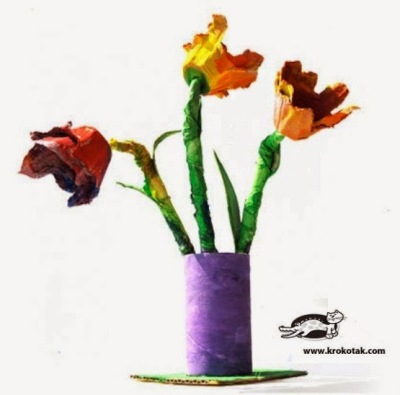 Detail Gambar Bunga Dari Kertas Gulung Nomer 48