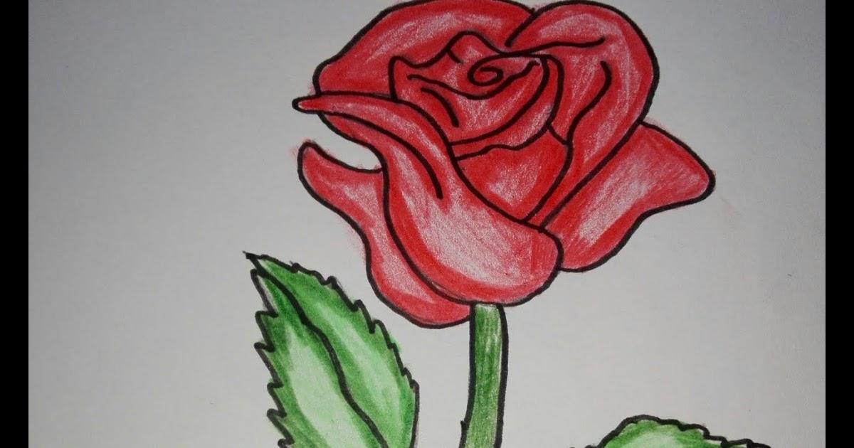 Detail Gambar Bunga Dengan Crayon Nomer 52