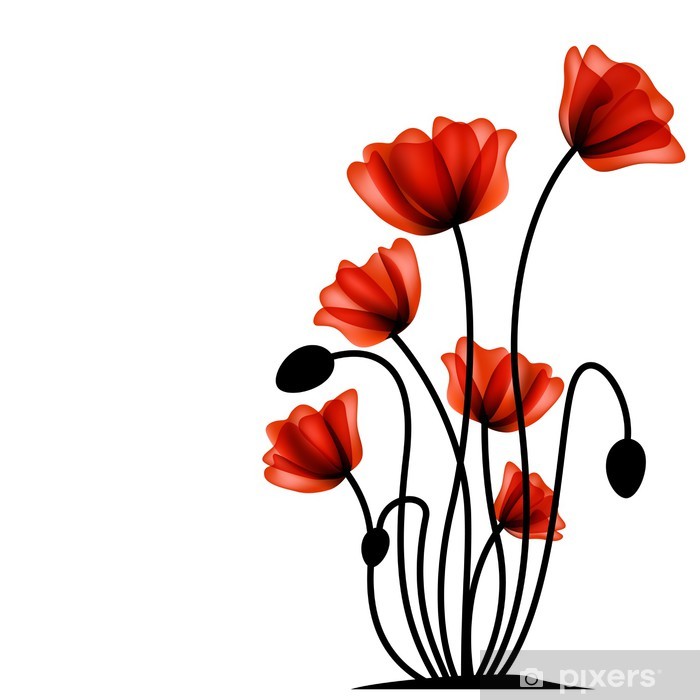 Detail Mohnblume Clipart Nomer 17