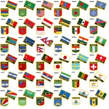 Detail Usa Flagge Gestickt Nomer 16