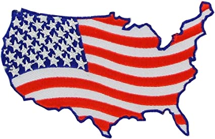 Detail Usa Flagge Gestickt Nomer 4