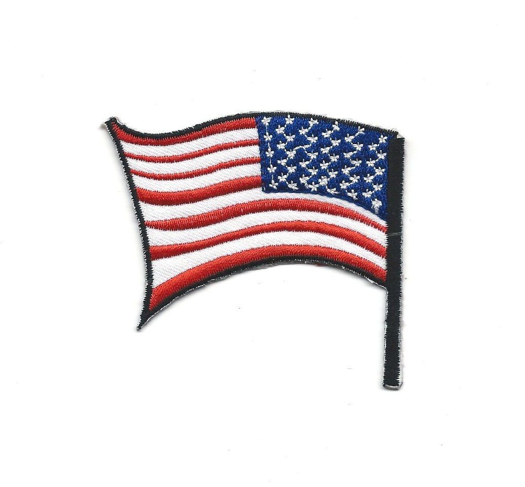 Detail Usa Flagge Gestickt Nomer 5