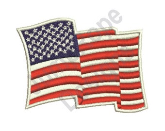 Detail Usa Flagge Gestickt Nomer 8