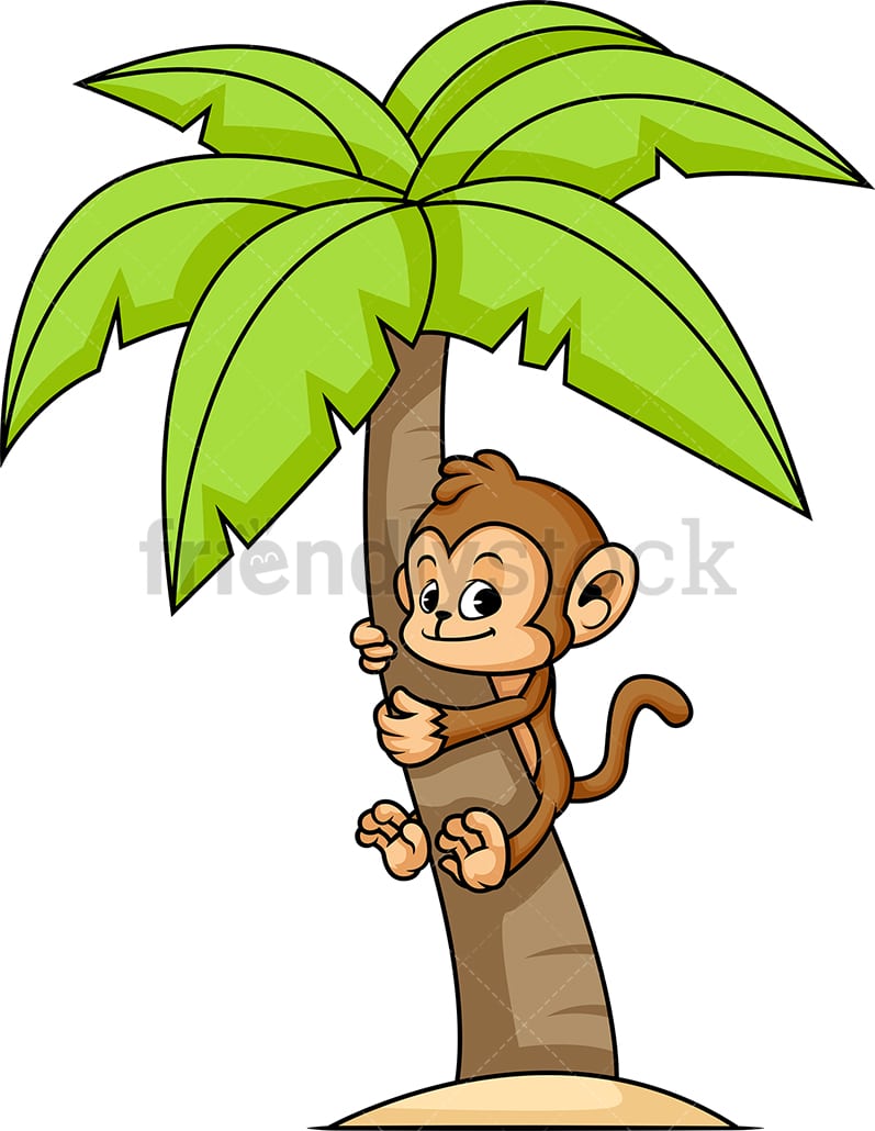 Detail Cartoon Character With Palm Tree Hair Nomer 9