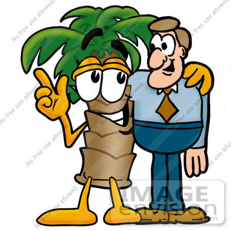 Detail Cartoon Character With Palm Tree Hair Nomer 2