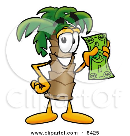 Detail Cartoon Character With Palm Tree Hair Nomer 3