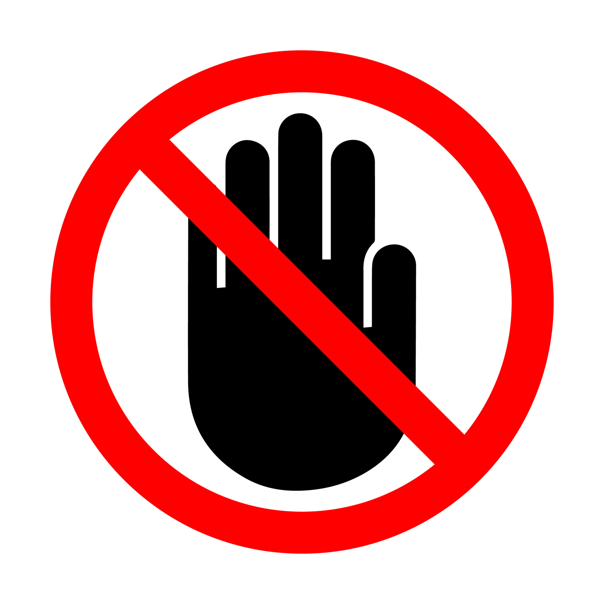 Detail Forbidden Sign Nomer 2