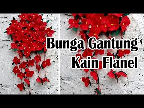 Detail Gambar Bunga Gantung Dari Kain Flanel Nomer 42