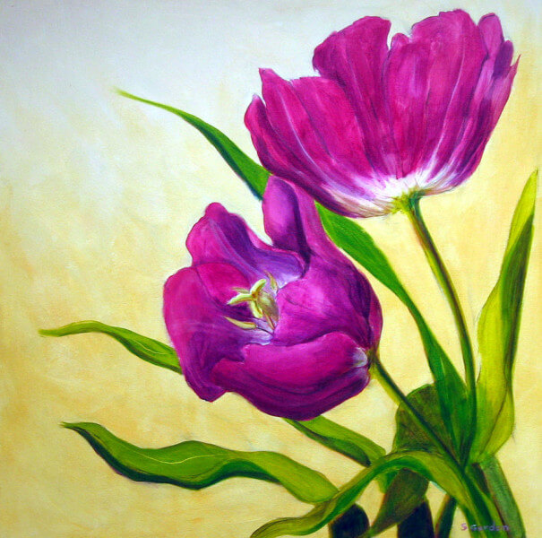 Detail Gambar Bunga Hias Lukisan Nomer 45