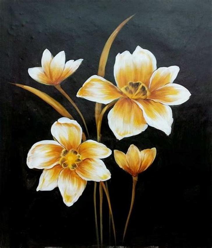 Detail Gambar Bunga Indah Lukisan Nomer 23
