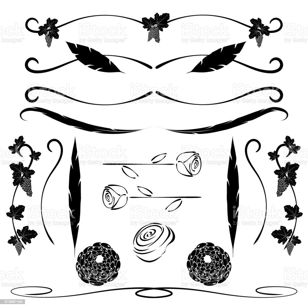 Detail Gambar Bunga Kaligrafi Gambar Bunga Hiasan Kaligrafi Nomer 26