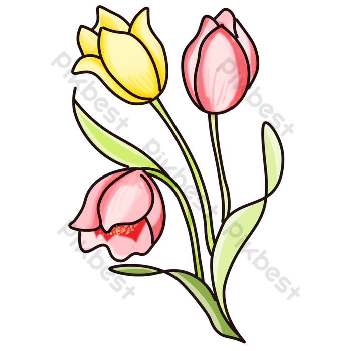 Detail Gambar Bunga Kartun Tanpa Warna Nomer 16