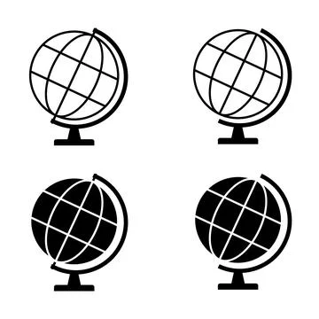 Detail Globus Vector Nomer 13
