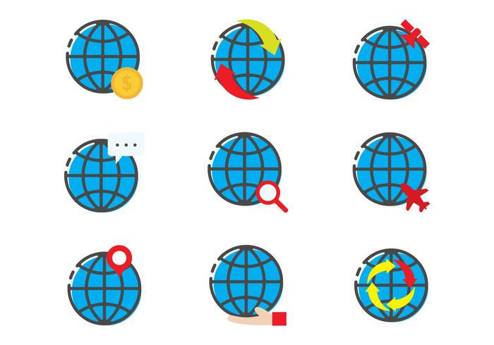 Detail Globus Vector Nomer 8