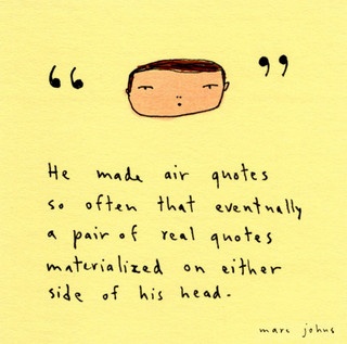 Air Quotes In Writing - KibrisPDR