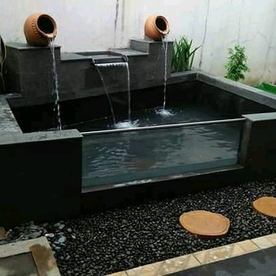 Detail Air Terjun Kolam Ikan Minimalis Nomer 19