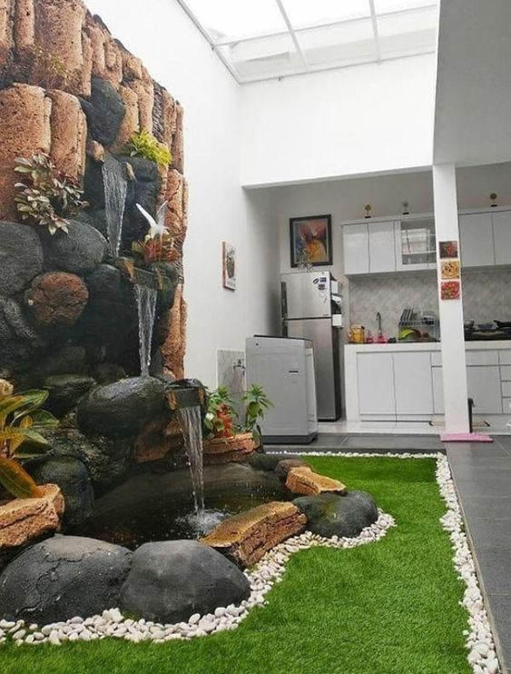 Air Terjun Minimalis Dalam Rumah - KibrisPDR