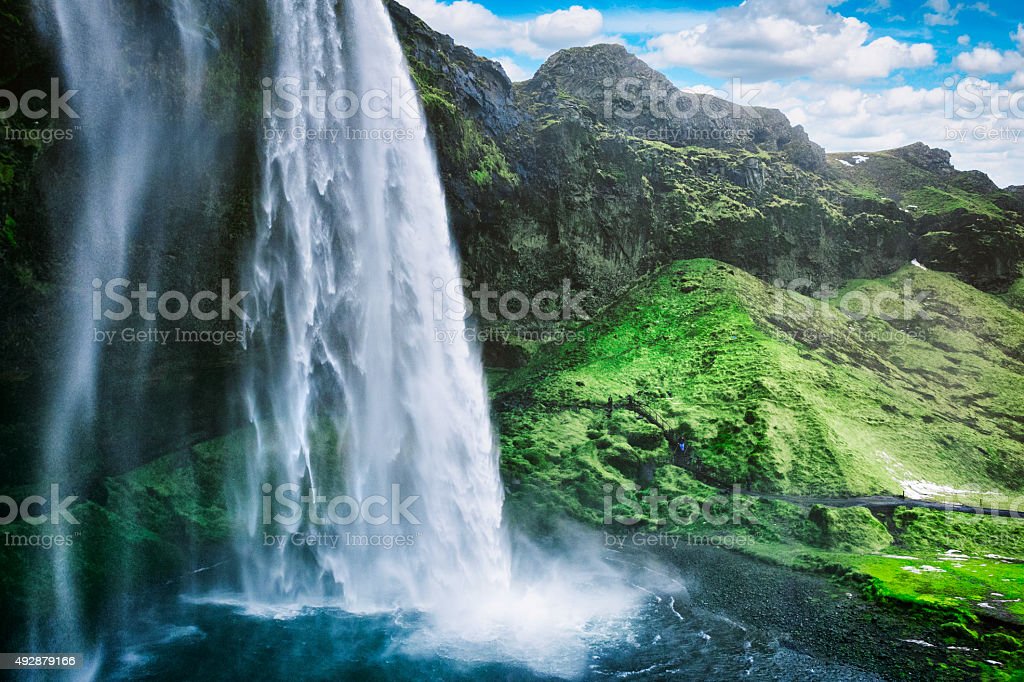 Detail Air Terjun Seljalandsfoss Di Islandia Nomer 13