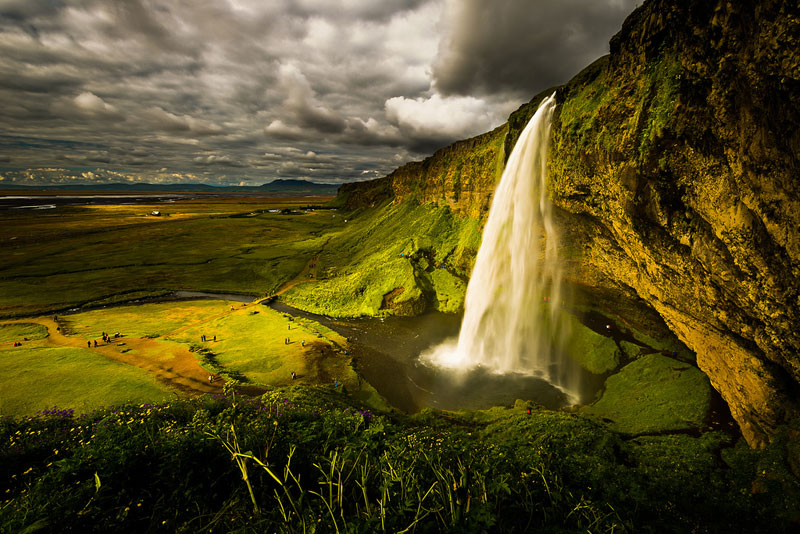 Detail Air Terjun Seljalandsfoss Di Islandia Nomer 22