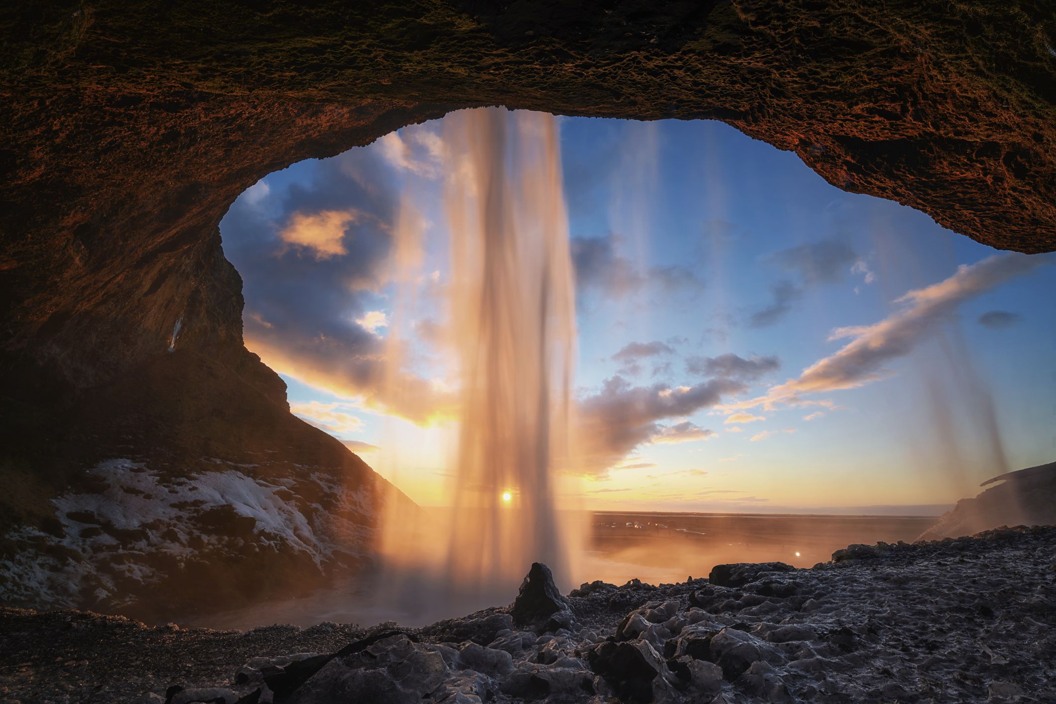 Detail Air Terjun Seljalandsfoss Di Islandia Nomer 29