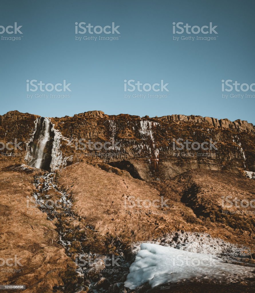 Detail Air Terjun Seljalandsfoss Di Islandia Nomer 30