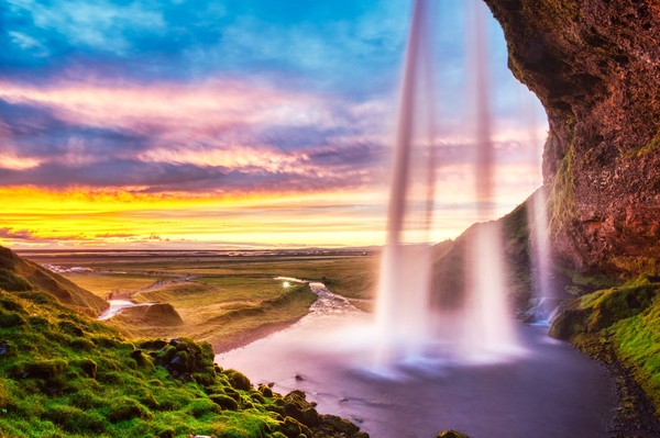 Detail Air Terjun Seljalandsfoss Di Islandia Nomer 45