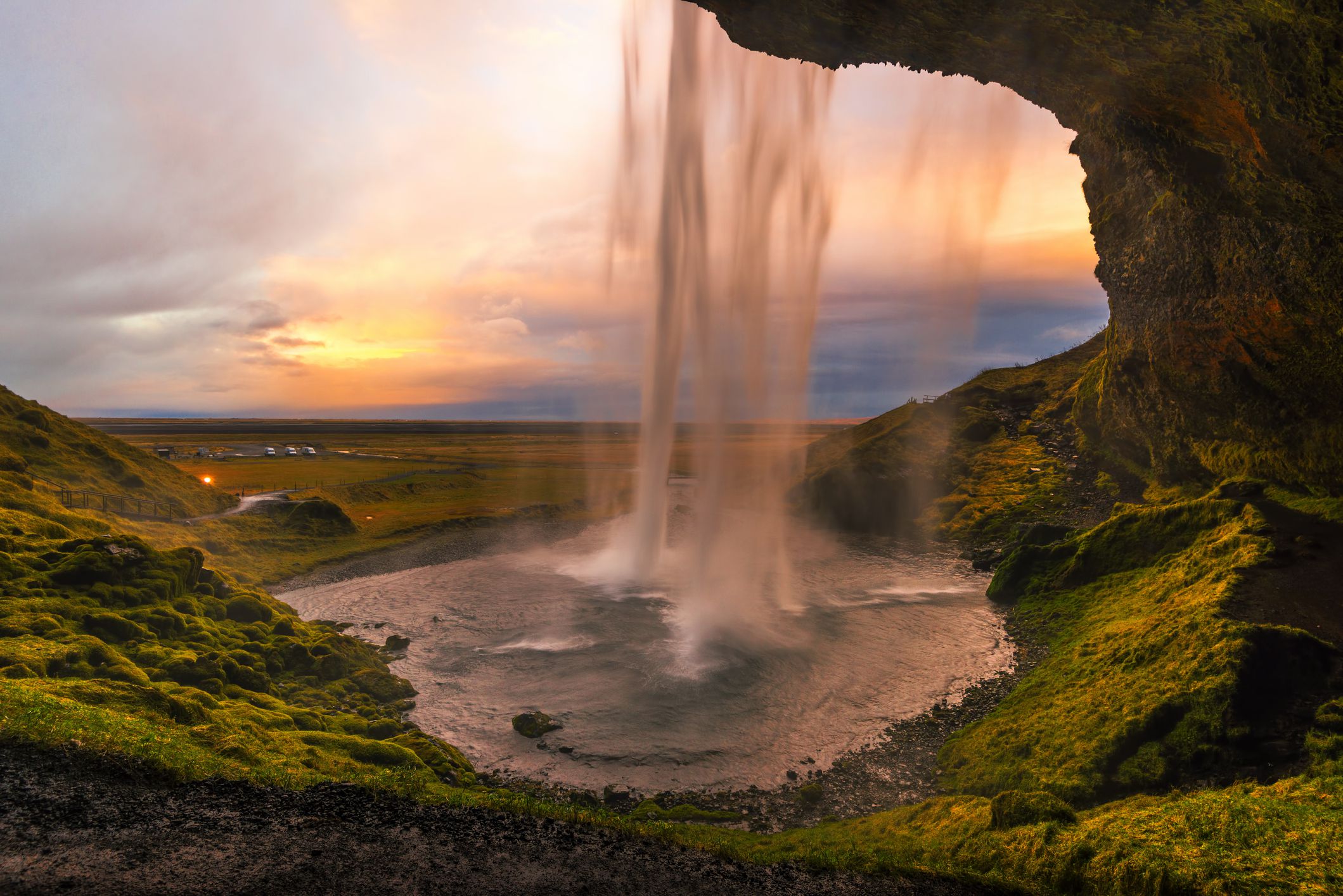 Detail Air Terjun Seljalandsfoss Di Islandia Nomer 50