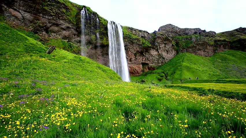 Detail Air Terjun Seljalandsfoss Di Islandia Nomer 56