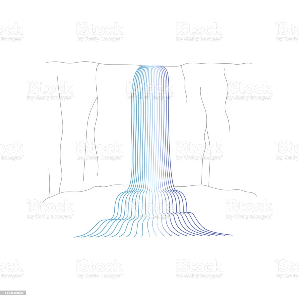 Detail Air Terjun Vector Nomer 58