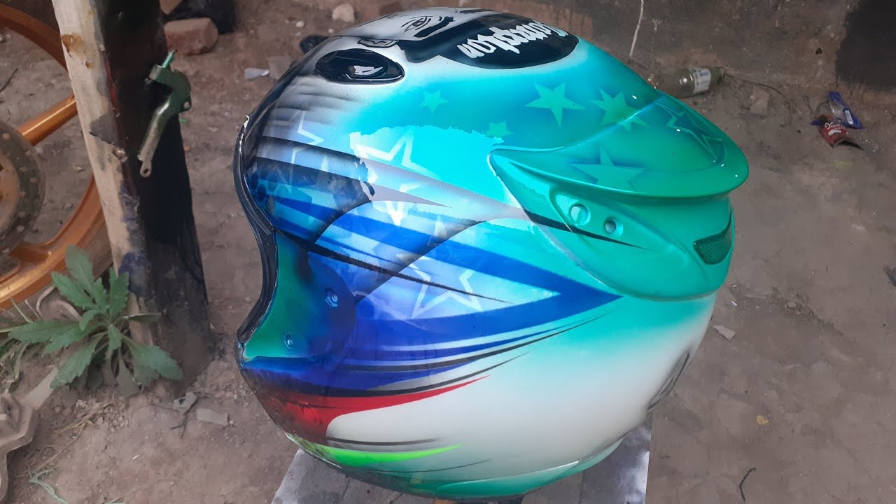 Detail Airbrush Helm Grafis Nomer 14