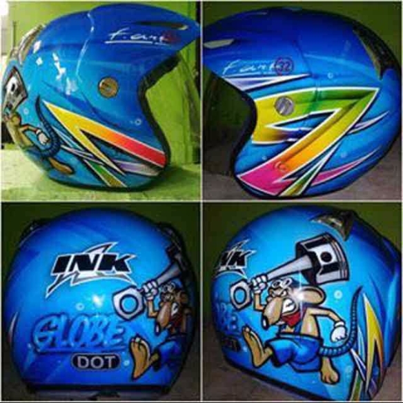 Detail Airbrush Helm Ink Keren Nomer 13