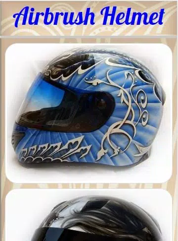 Detail Airbrush Helm Ink Simple Nomer 35