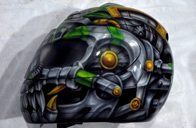 Detail Airbrush Helm Keren Nomer 11
