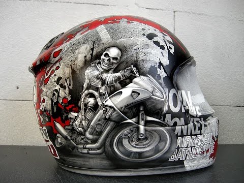 Detail Airbrush Helm Keren Nomer 21