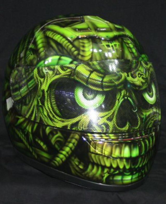 Detail Airbrush Helm Keren Nomer 22